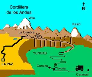 La Paz - Yolosa (Carretera de la Muerte)