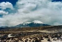 Nevados Pomerape y Parinacota